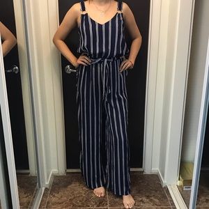 Striped Jumpsuit